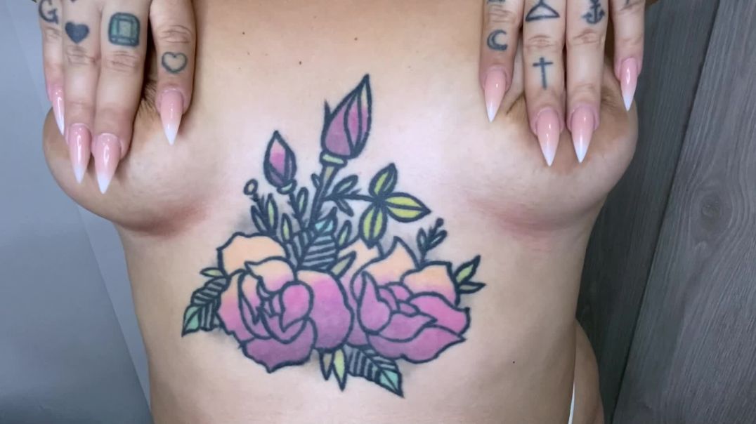 touching my boobies