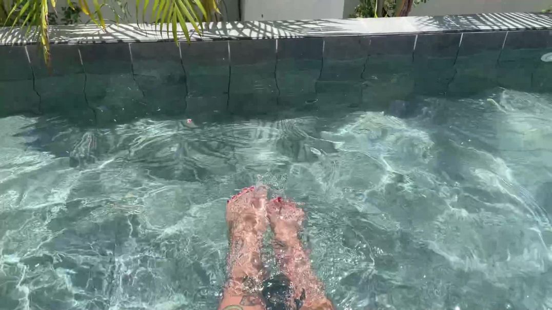 feet fetish in a rooftop in cartagena colombia